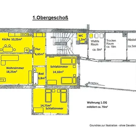 Ferienwohnung Brama - Fur Monteure & Familien - Mit Dachterrasse Elsterberg
